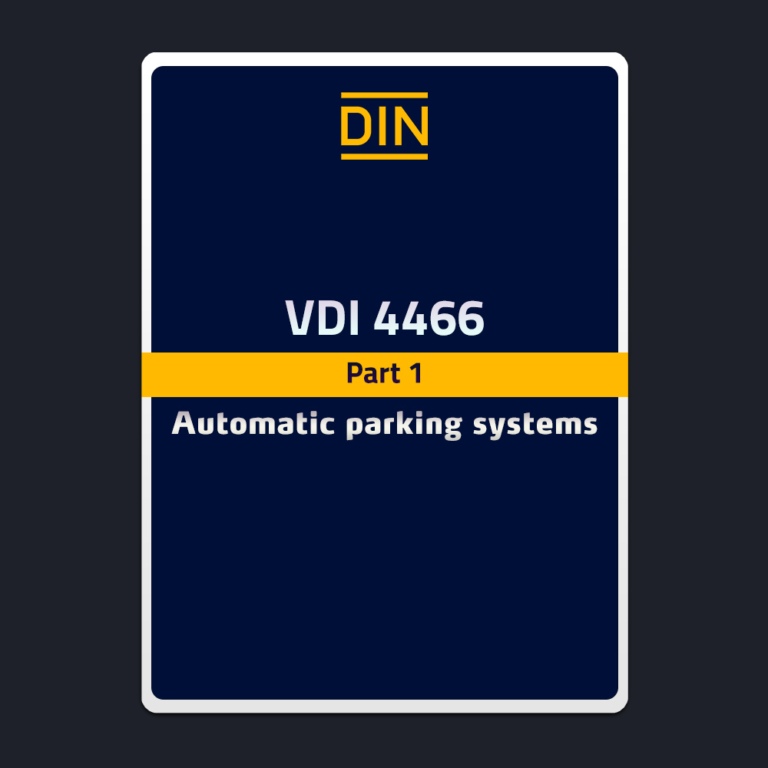 VDI 4466 – Automatic Parking systems